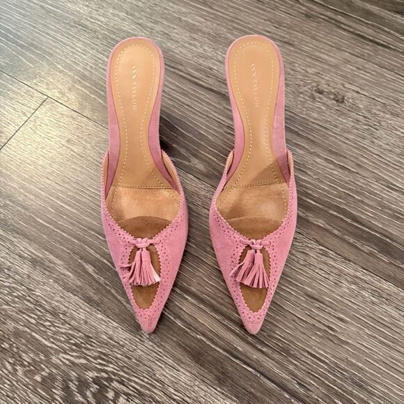 Ann Taylor Pointed Toe Mule Heel - Picture 1 of 7